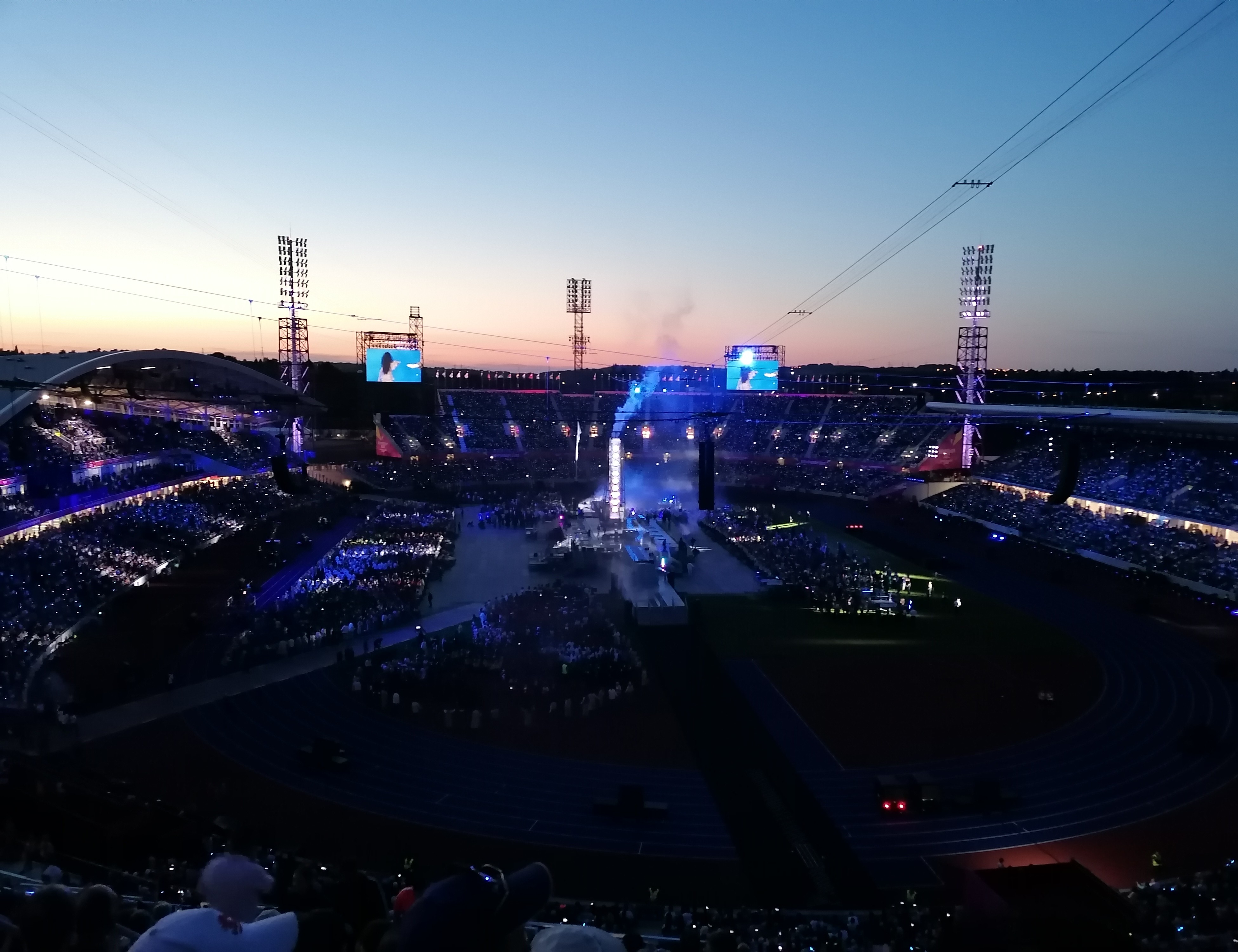 IMG_20220808_211843~2 Closing ceremony at night at the Commonwealth games 2022