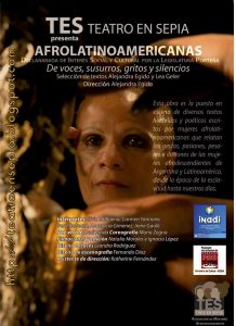 Afiche de una presentacion, Afrolatinoamericanas Museo de la Mujer, Buenos Aires