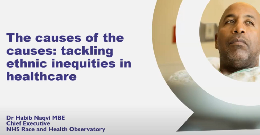 A screenshot of the title slide from Habib's talk.