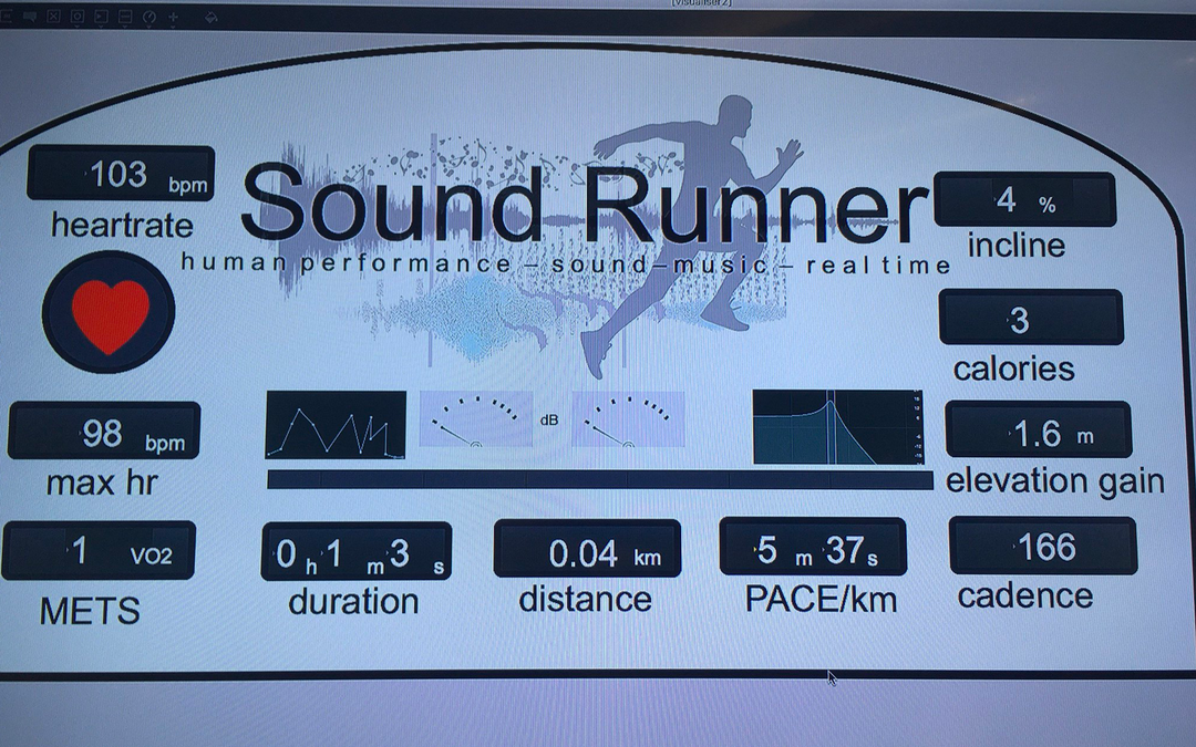 Sound runner software interface