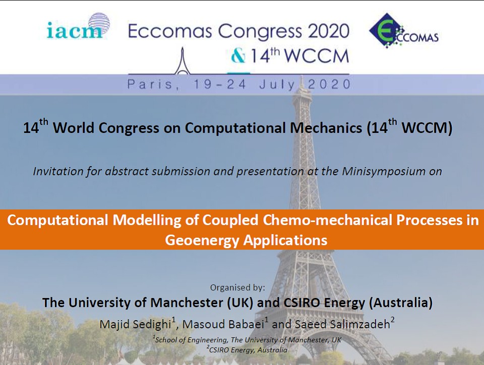 Poster for Eccomas Congress 2020 and 14th WCCM in Paris