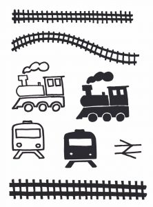 Rail and train illustrations