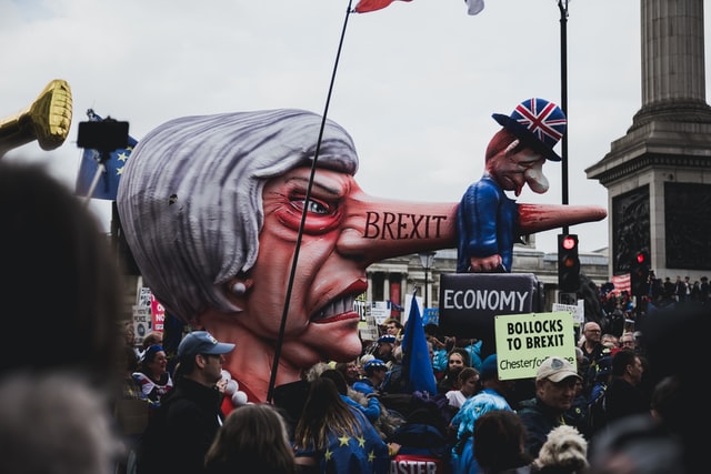 A protest against Brexit