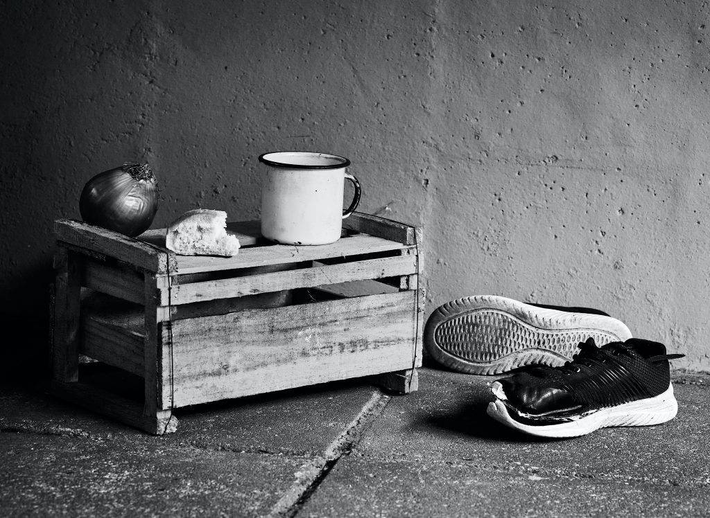 Still life about poverty