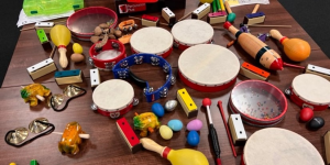 Image of various musical instruments
