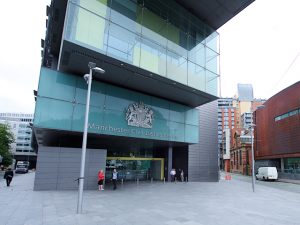 The Manchester Civil Justice Centre facade
