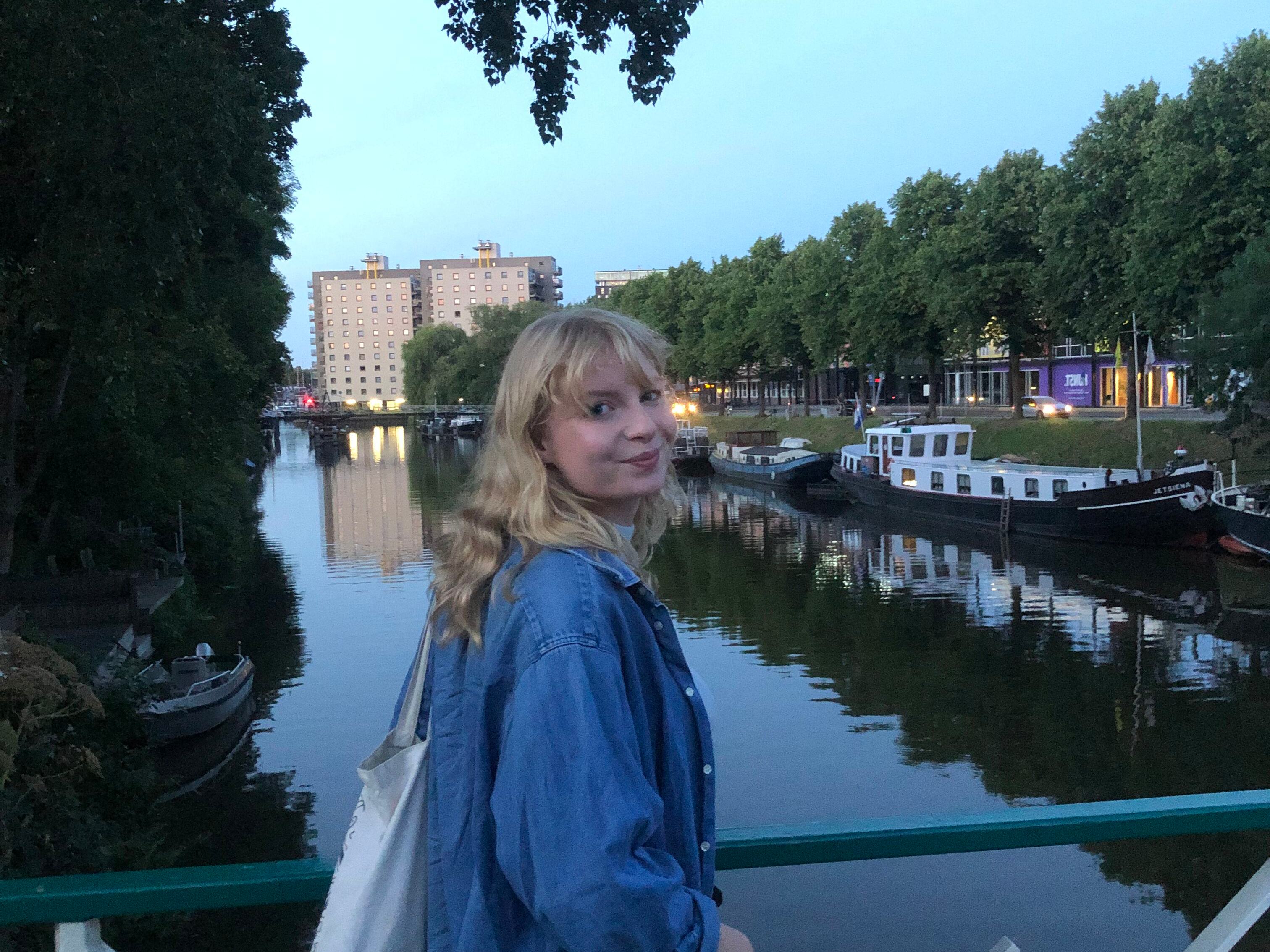 Picture by Guro Guro pictured infront of lake