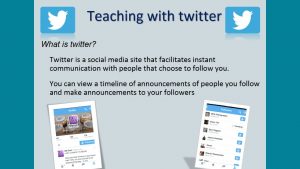 Teaching with Twitter (PowerPoint)