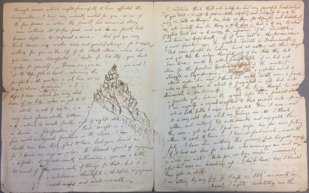 Drawing Letters: Ruskin at the Rylands