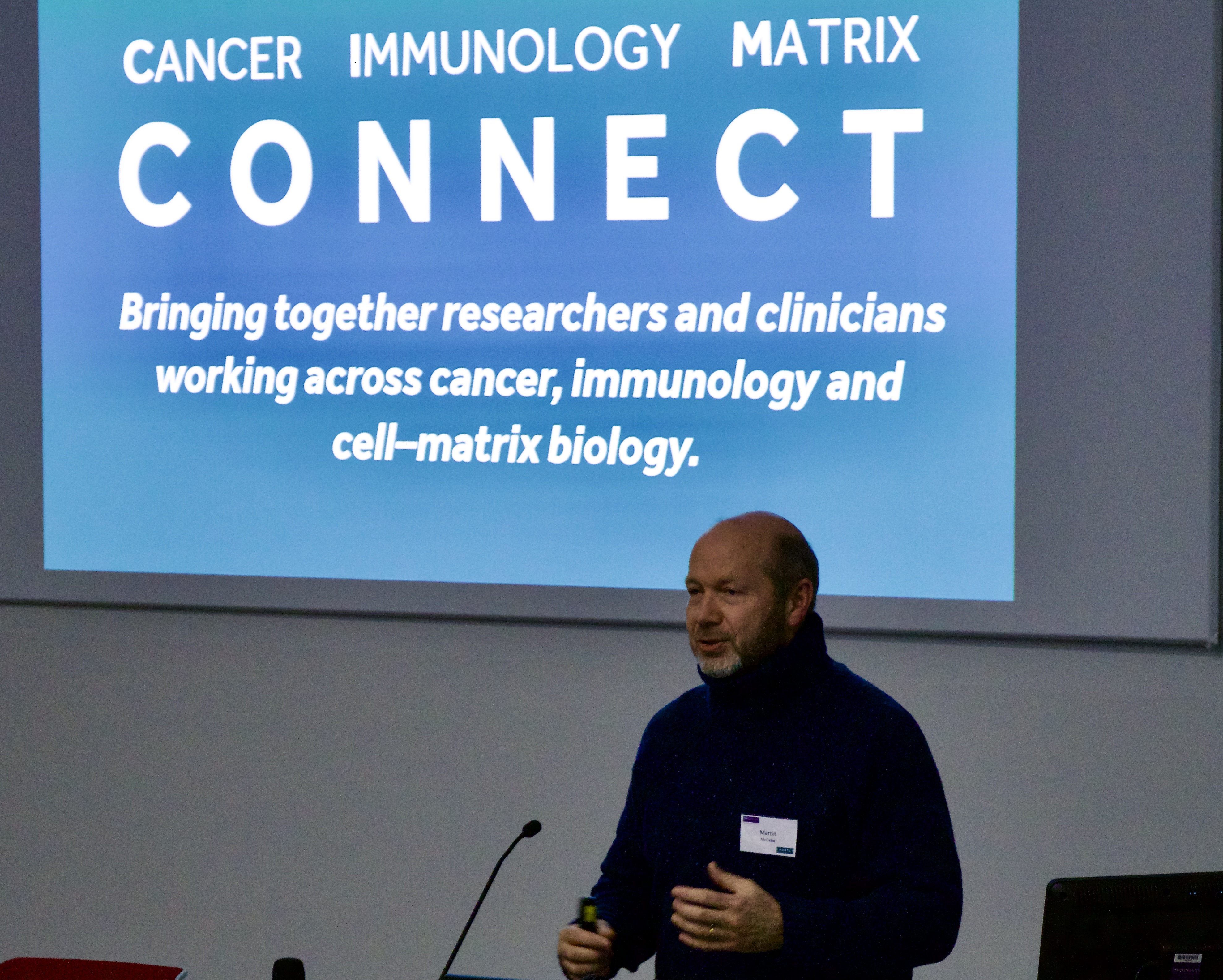 Professor Martin McCabe opens CIM Connect Cancer, Immunology and Cell–Matrix networking event 8th December 2025