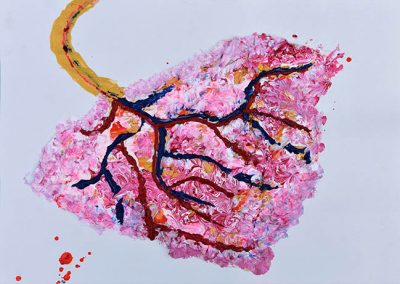 Placenta oil painting
