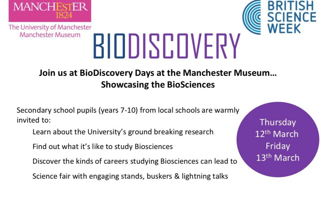 British Science Week BioDiscovery Days