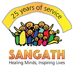 Sangath logo.