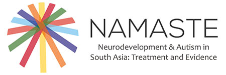 Neurodevelopment and Autism in South Asia: Treatment and Evidence (NAMASTE) logo.