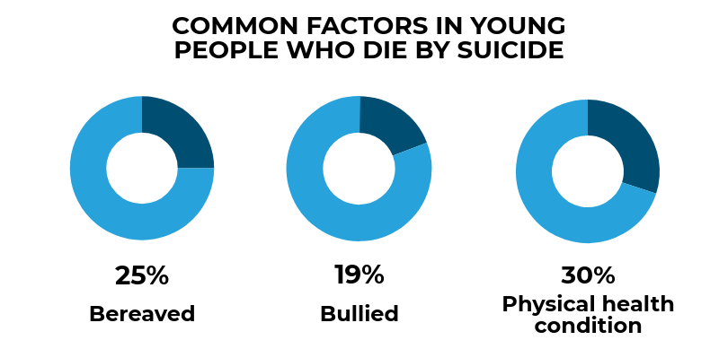 Common factors in young people who die by suicide