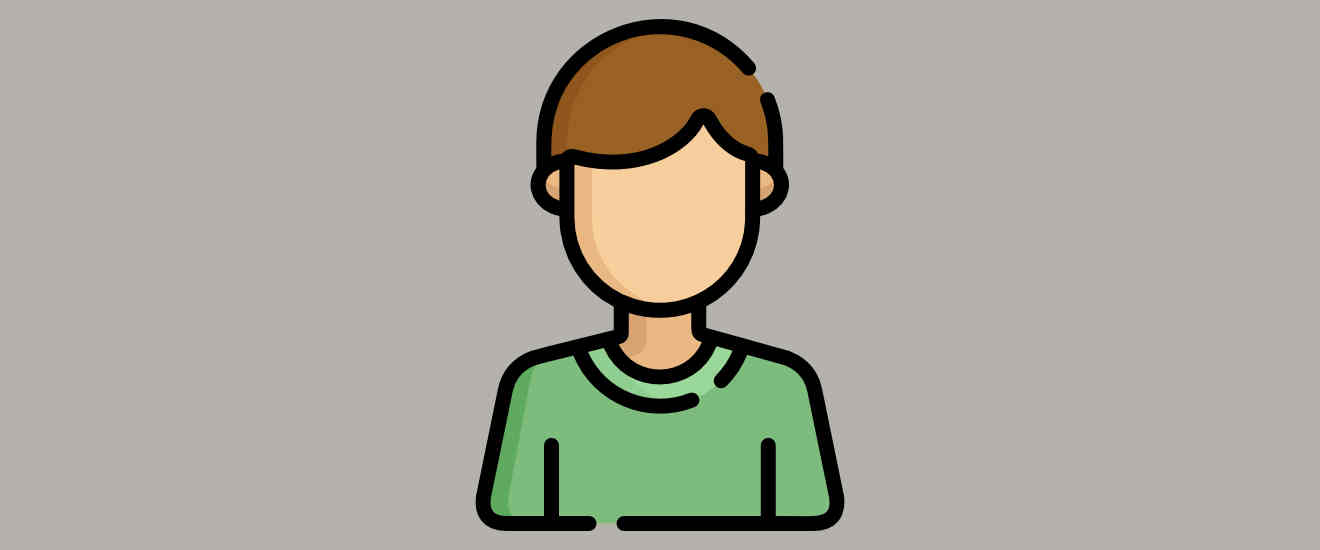 Illustration of a young man.
