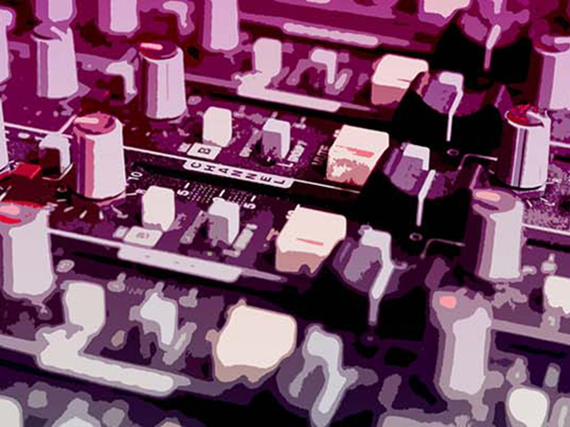 Mixing desk graphic