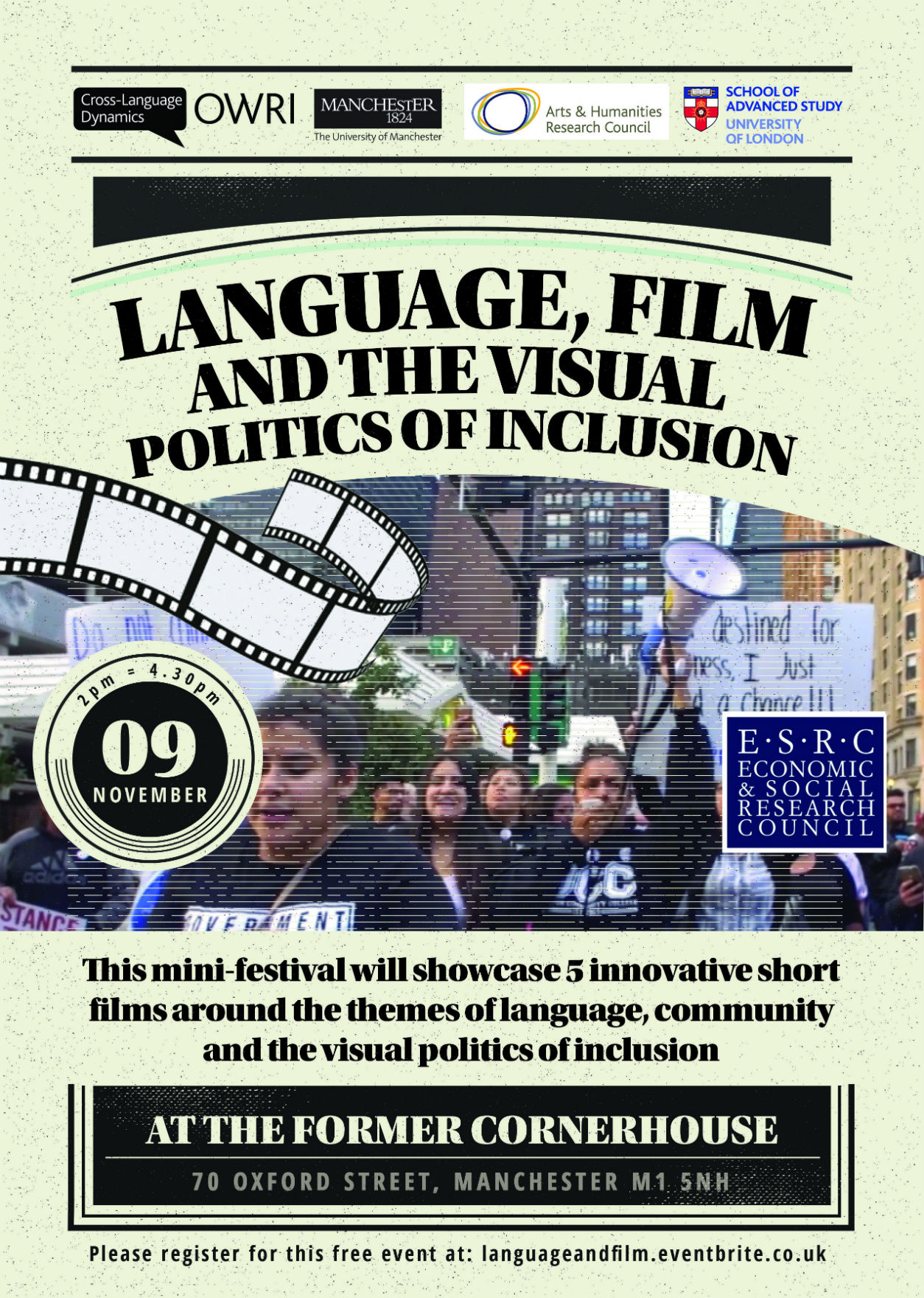 Filmposter1 Language, Film and the Visual Politics of Inclusion poster
