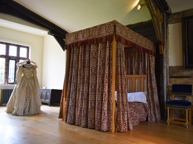 Bedroom in Ordsall Hall Manchester  30 August 2017