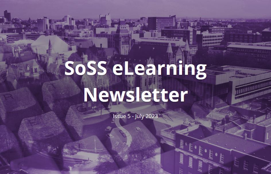 SoSS eLearning Newsletter – July 2023